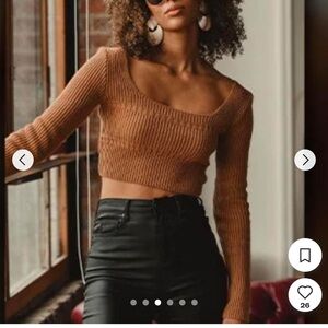 12th tribe cropped sweater